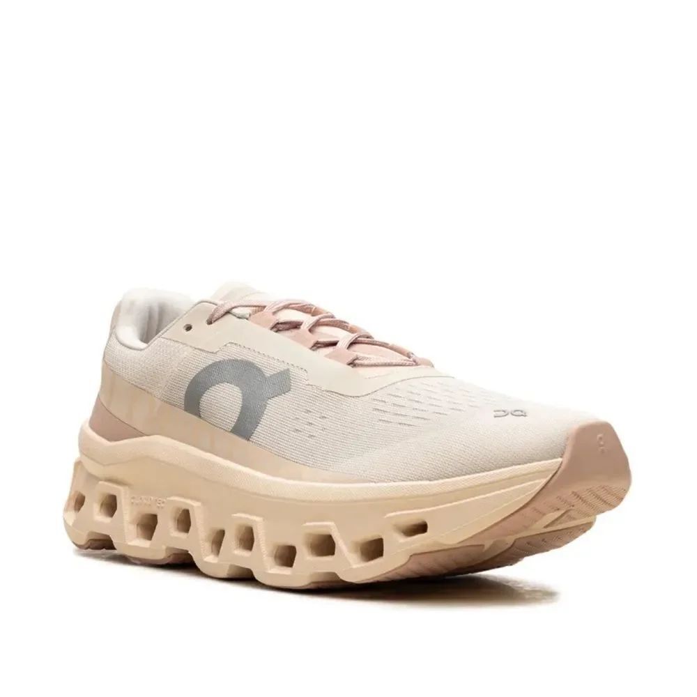 On Running Cloudmonster " Moon/Fawn" sneakers NIB